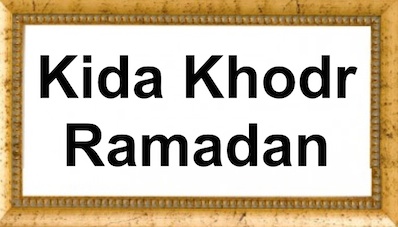 Kida Khodr Ramadan